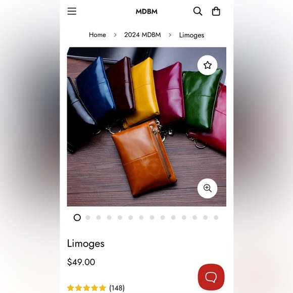 MDMB leather wallet - Picture 4 of 5